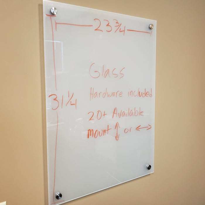 Floating Glass Whiteboard / Dry Erase (#4532)