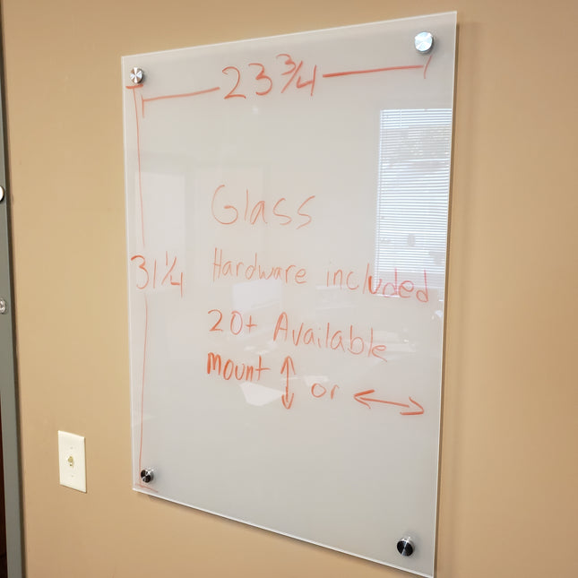 Floating Glass Whiteboard / Dry Erase (#4533)