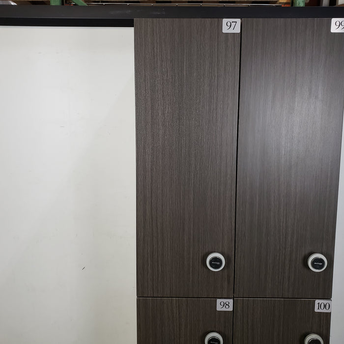 Bank of 4 Lockers