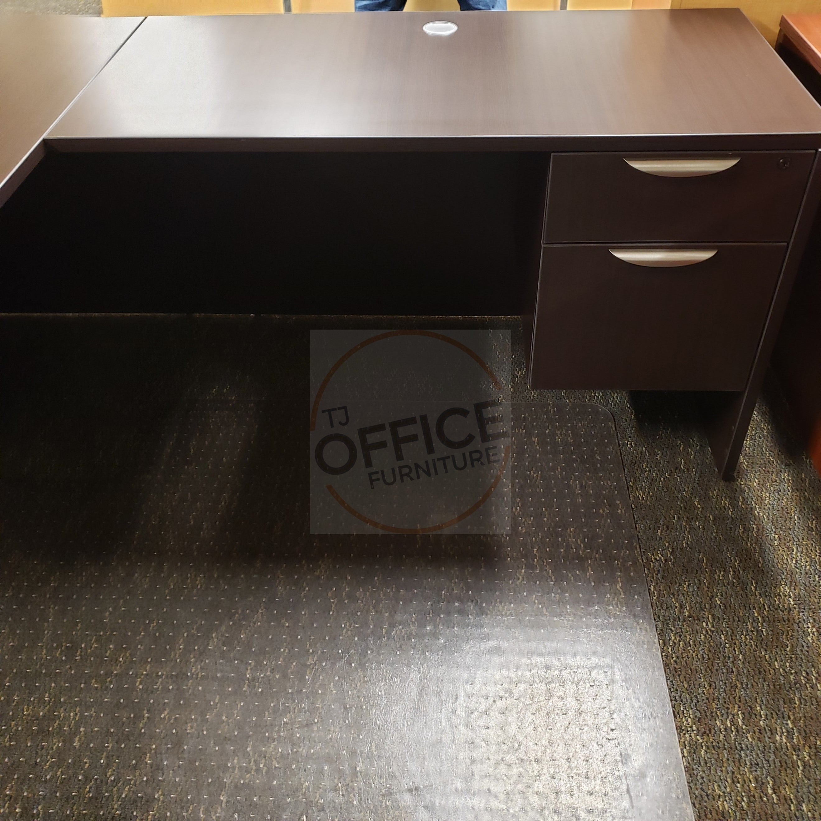 L Shape Desk With File NEW! Used office furniture in Mpls