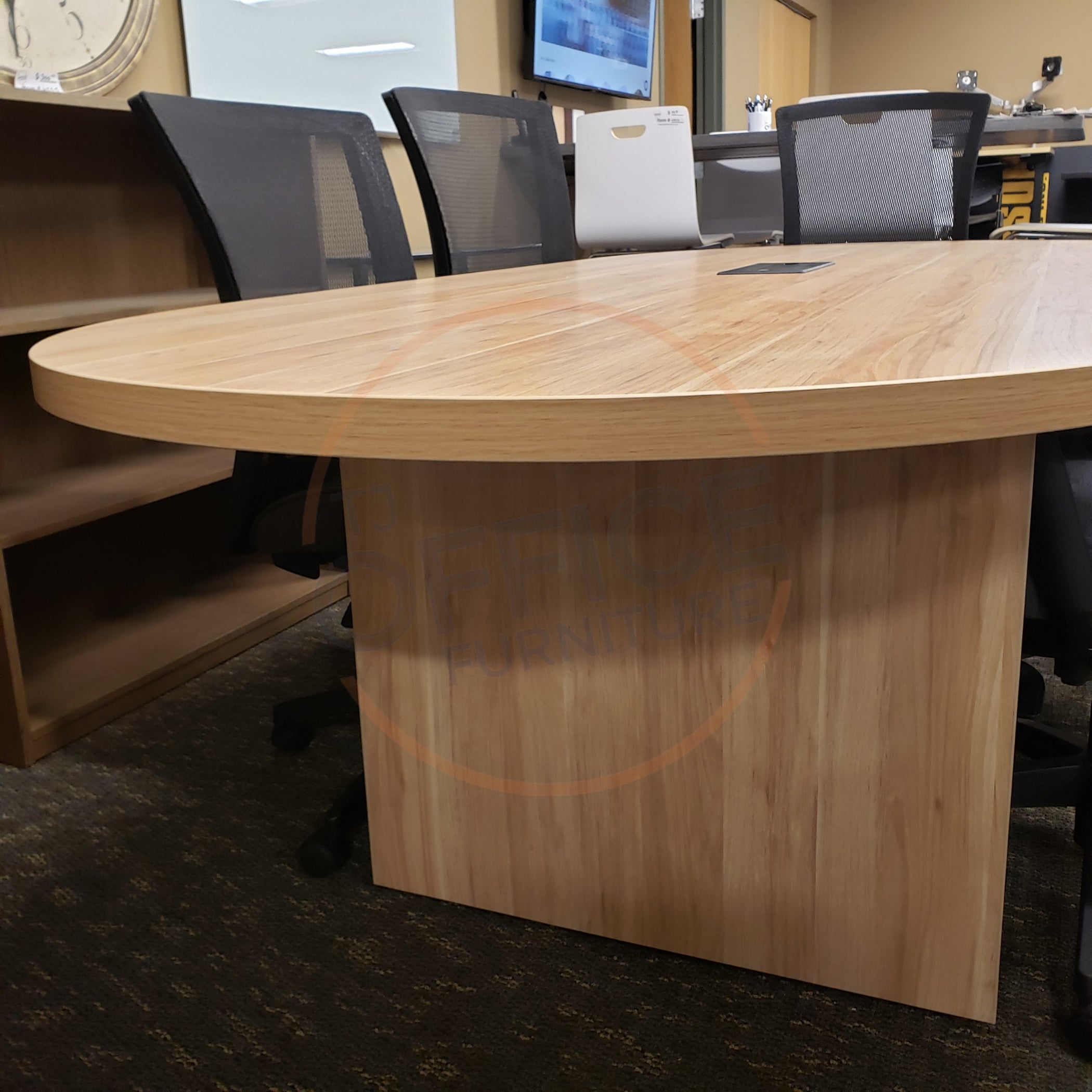 8' Racetrack Conference Room Table Used office furniture in Mpls, MN