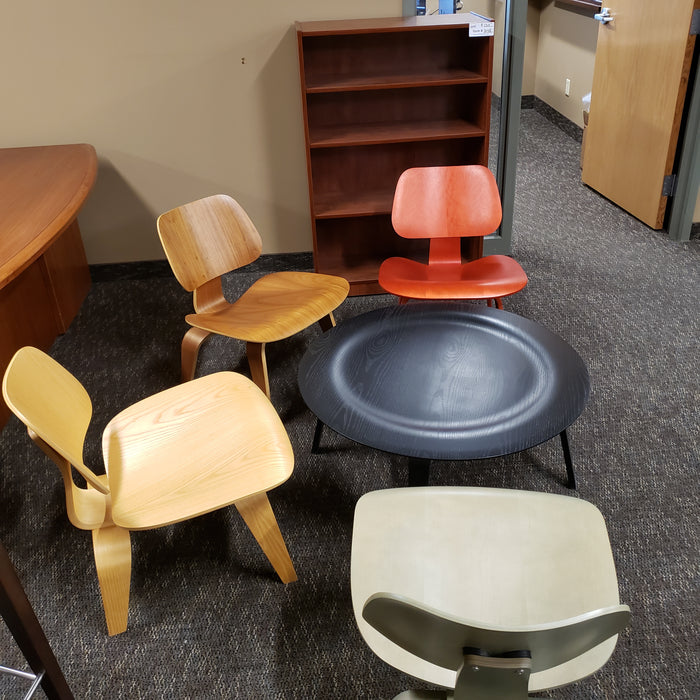 Mid Century Modern LCW Lounge Chairs and Table by Eames for Herman Miller